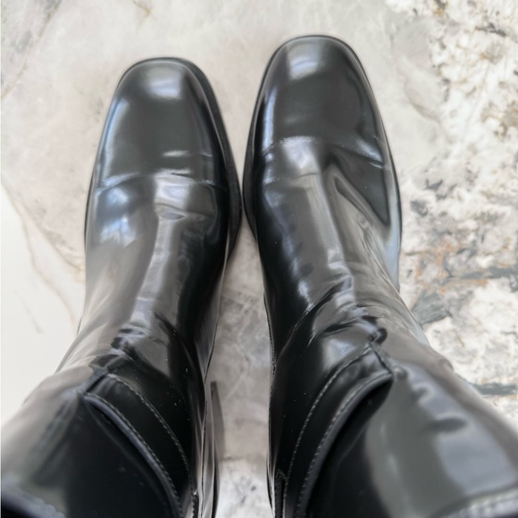 3.1 Phillip Lim Glossy Black Ankle Boots THE MOST AMAZING LEATHER - Picture 13 of 13